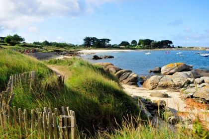 Les magnifiques plages en face de l’archipel des Glénans