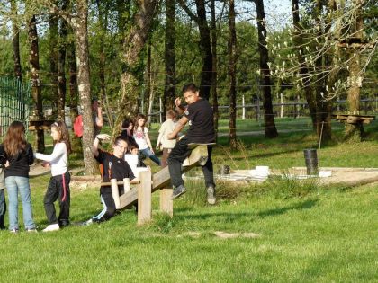 L'aire de jeux pour enfants