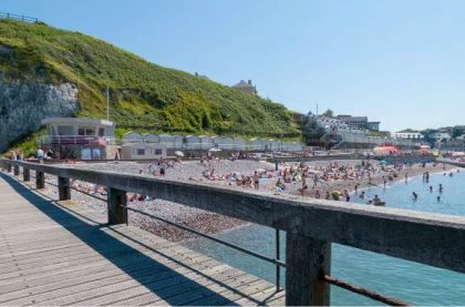 La plage de Veules-les-Roses